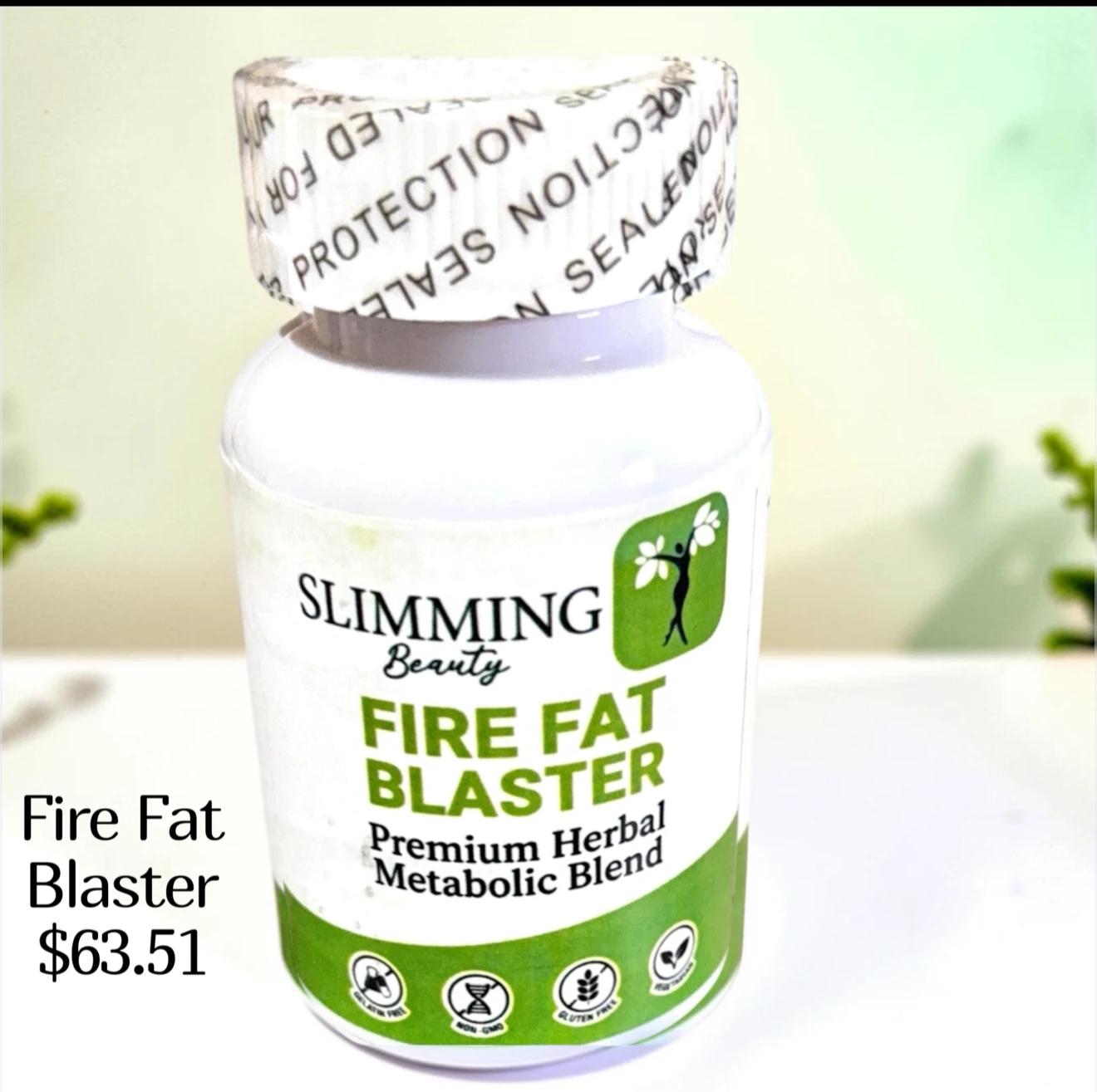 Slimming Beauty Fire Fat Blaster, Premium Herbal Metabolic Blend capsule bottle, $63.51